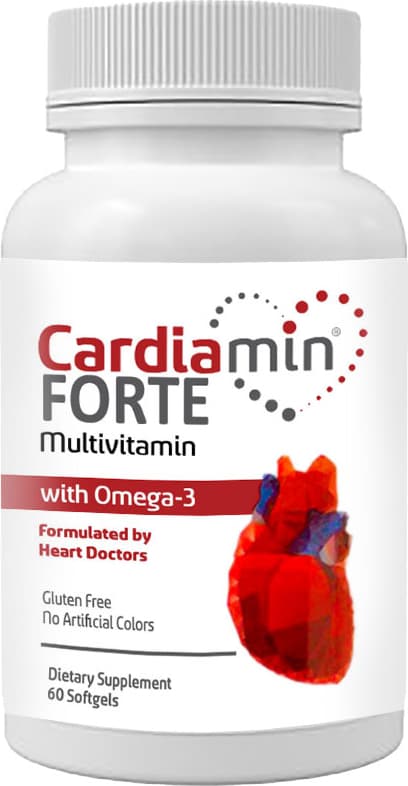 Cardiamin Forte1 Kutu Multivitaminli OMEGA3LÜ 60 Soft Jel Kapsüllü Formül
