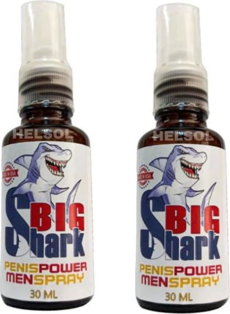 Bıg Shark Power Sertleşme Bakım ve Masaj Spreyi 30 ml x 2 Adet