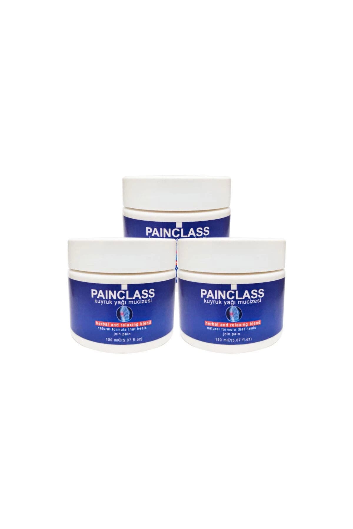 Painclass 3x150 ml Kuyruk Yağı Kremi