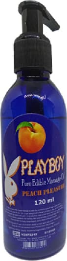 Playboy Pure Edible Peach Flavored Massage Oil Cxnt - Şeftali Aromalı 120ML Masaj Yağı