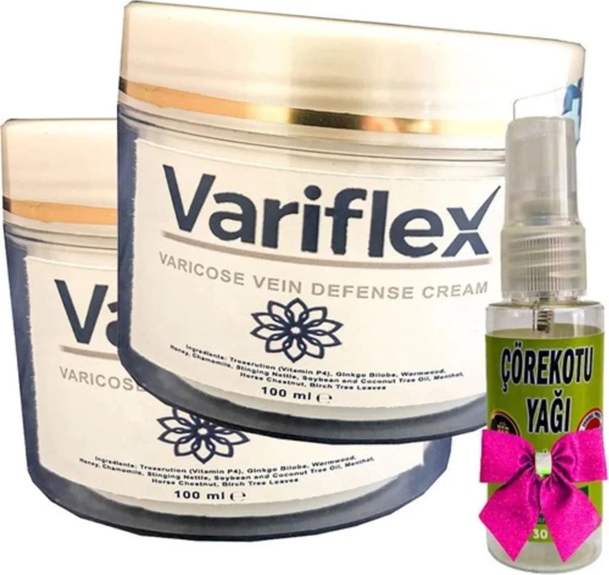 Variflex Krem 100 ml x 2 Adet + ve Çörek Otu Yağı 30 ml