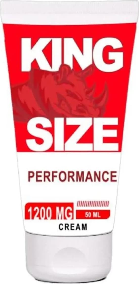 King Size 1200MG Erkeklere Özel Yoğun Sertlestiricli Bakım Masaj Kremi 50 ml x 1 Adet