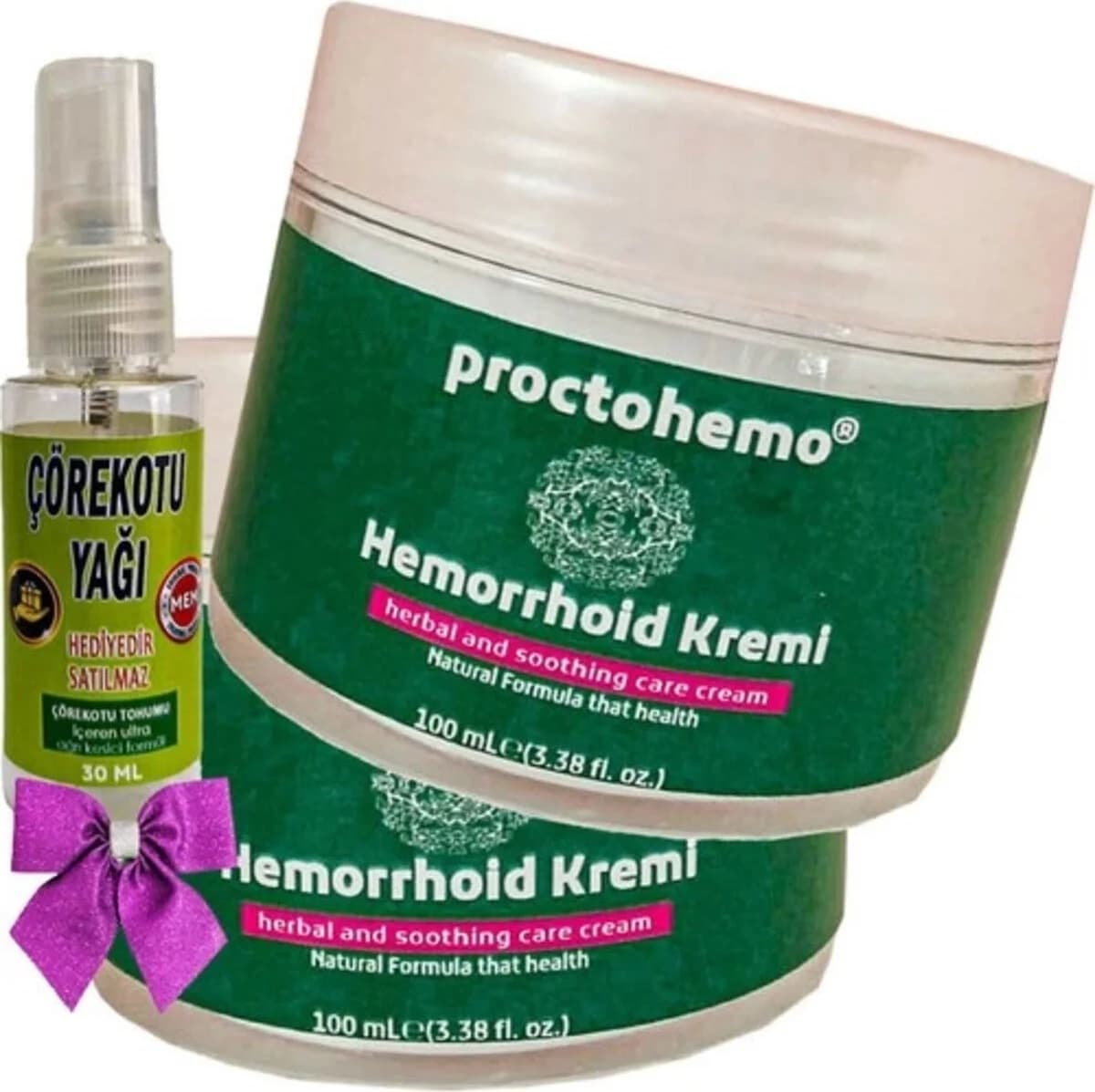 Süper Proctohemo Cream 100 ml x 2 Adet + Çörek Otu Yağı 30 ml