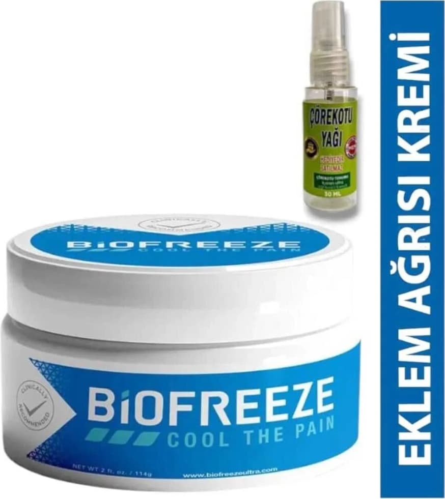 Süper Biofreeze 150 ml Masaj Kremi + Çörek Otu Yağı 30 ml Hediye