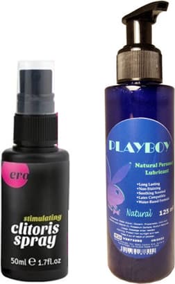 Hintohu Kadınlara Özel Sprey 50 Ml+Playboy 125ML Lubricant Gel