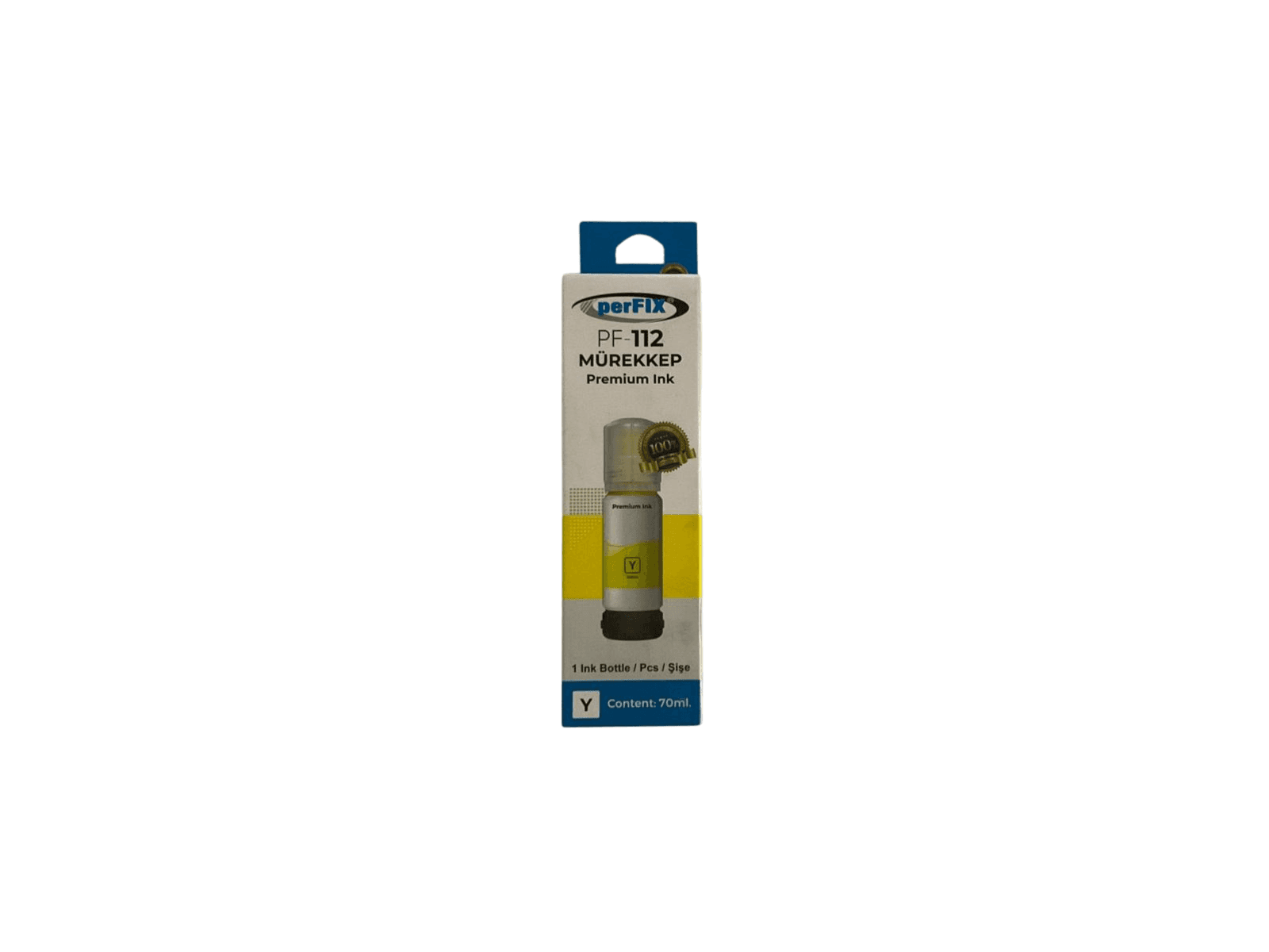 perFIX PF T112Y Sarı Şişeli Mürekkep (70 ml )
