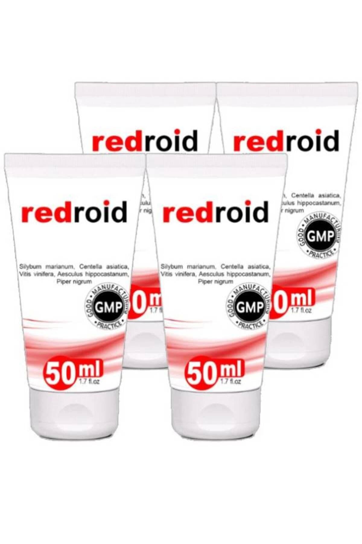 Redroıd Doğal Özel Masaj Bakım Kremi 50 ml x 4 adet