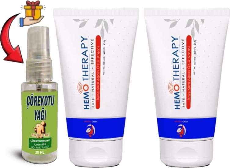 Hemo Therapy: 2 Adet> Iskoç Karaağaç Özlü An.al Bakım Kremi 50 ml + Çörekotu Yağı