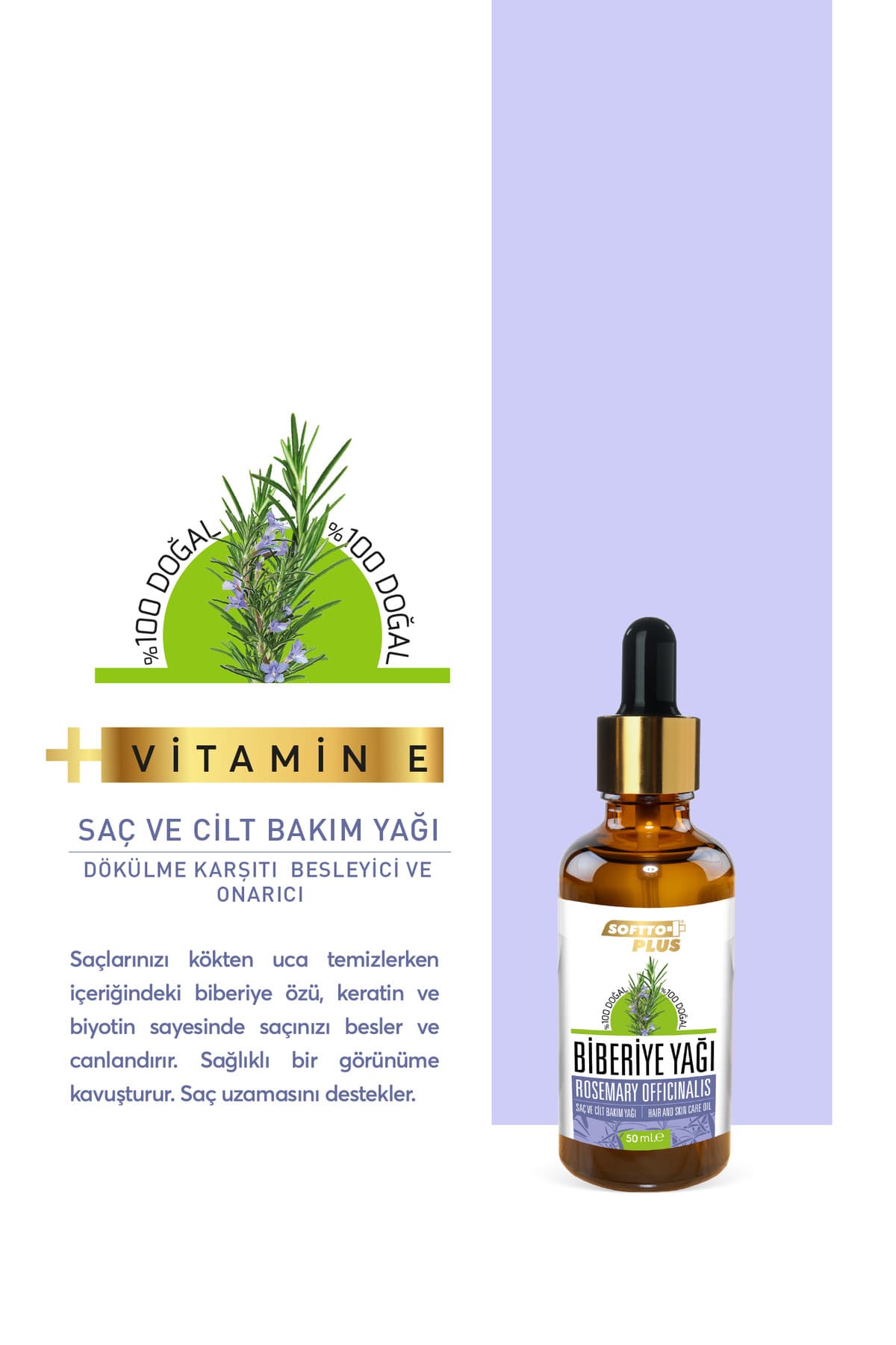 BİBERİYE SAÇ BAKIM YAĞI SERUM 50 ML
