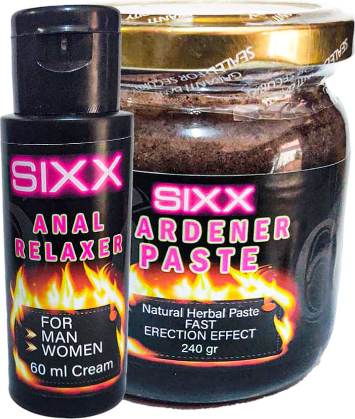 Sixx An.al Relaxer Gel 60 ml + Herbal Paste 240 gr