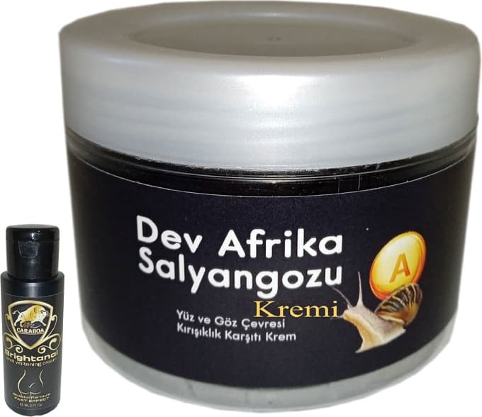 Giant Yaşlanmakarşıtı Dev Afrikasalyangozu 100ML Kremi + Caraboa Analrenk Açıcıkrem 60 ml