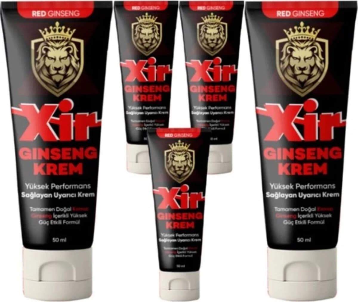 Süper Xir Ginseng Muzice 3xeffect Cream 50 ml 5 Tane Erkeğe Özel Karışım Krem
