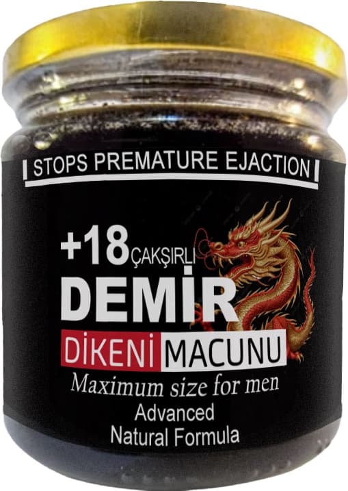 Çakşırlı Demir Dikeni Macunu Erkeklere Özel 240 gr Katılık
