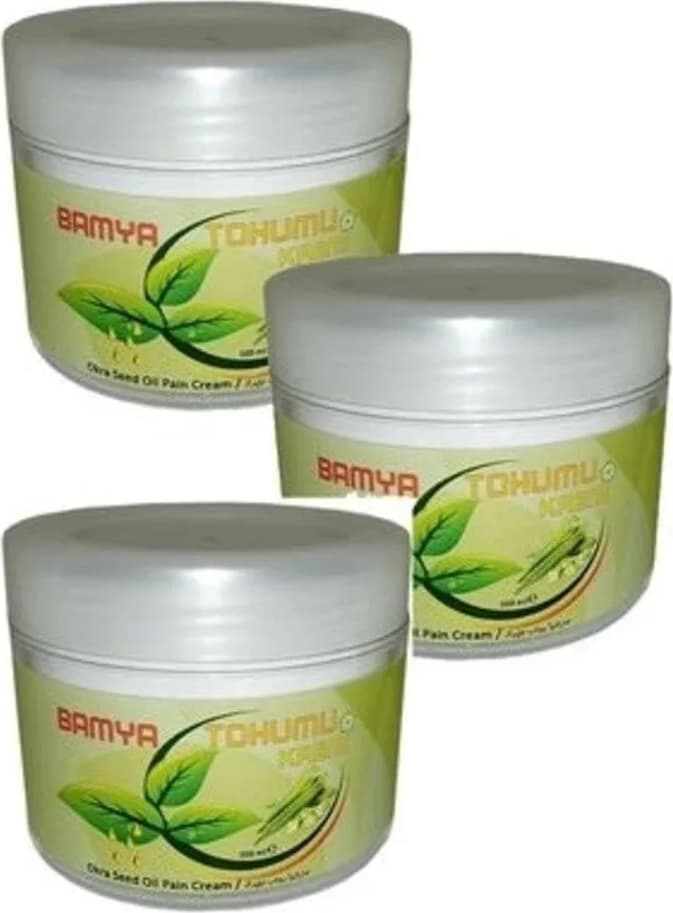 Süper Bamya Tohumu Kremi Masaj KREMI100 ml x 3