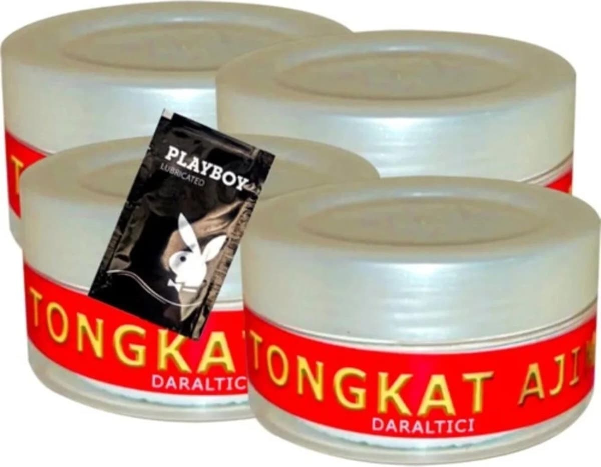 Süper Tongkat Ajimat Madura 4x Adet 50 ml Kadın Özel Kremi + 1 Hediyeli Jel