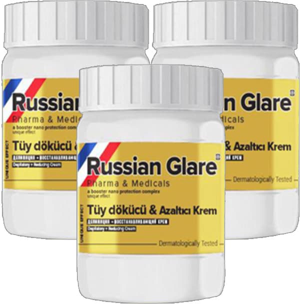 Glegnd Rus Glare Tüylere Krem Nano 3 Adet x 50 ml Rus Merhemi