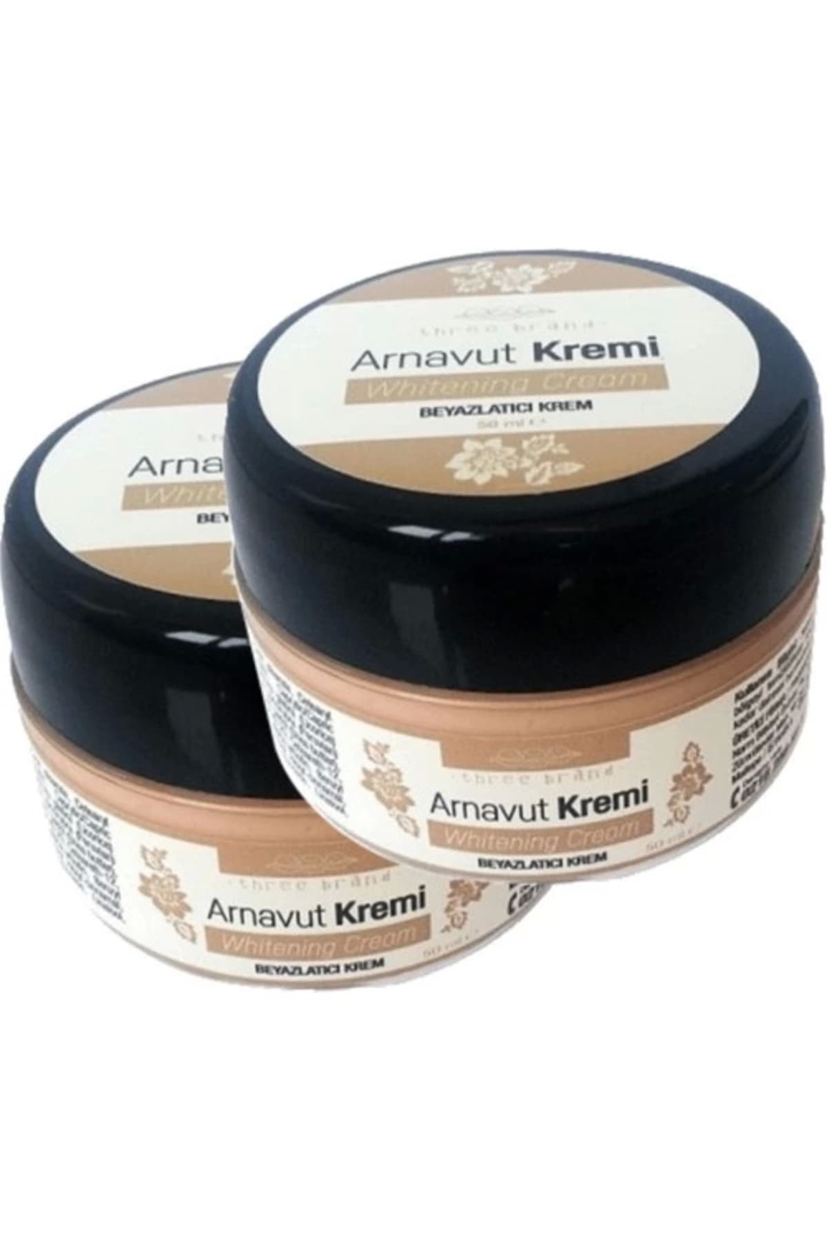 Three Brand Cildin Beyazlaması Arnavut Kremi 50 ml Ölçeğinde x 2 Adet