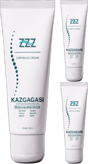 Kaz Gagası 3 Adet Özel Karışımlı Corydalis 100 ml Teskin Kremi