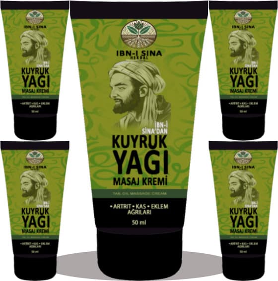İbn-i Sina Herbal Kuyruk Yağı Kremi 5 Adet x 50 ml