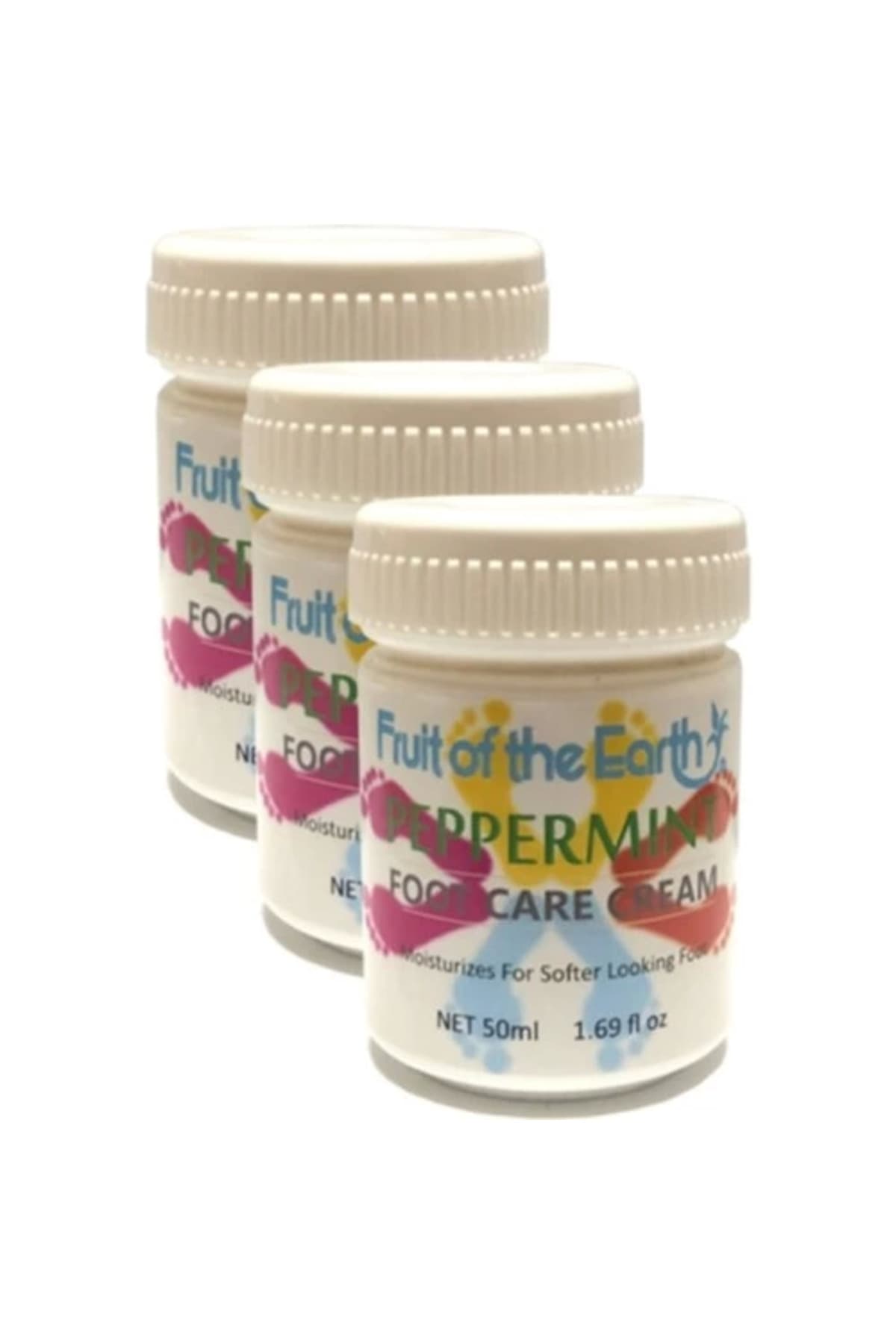 Fruit Of The Earth Ayak Bakım Kremi Nane Ferahlığı ve Kokusu 3 Adet 50 ml