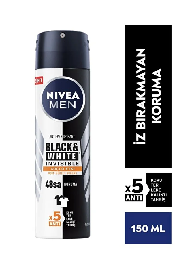 Deodorant Sprey & Invisible Black White Ultimate İmpact Erkek 150 Ml