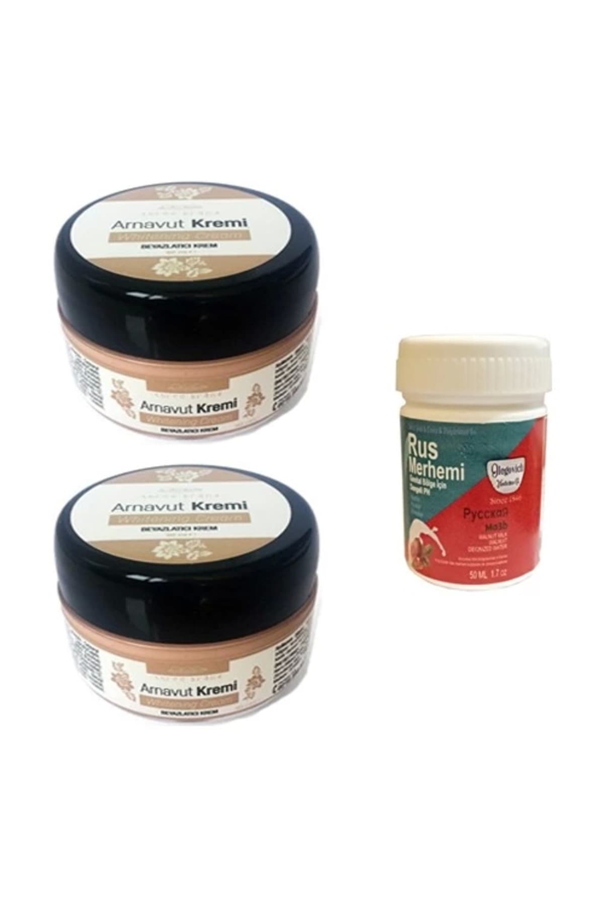 Three Brand Arnavut Kremi 2 Adet + Rus Merhemi 50 ml 1 Adet