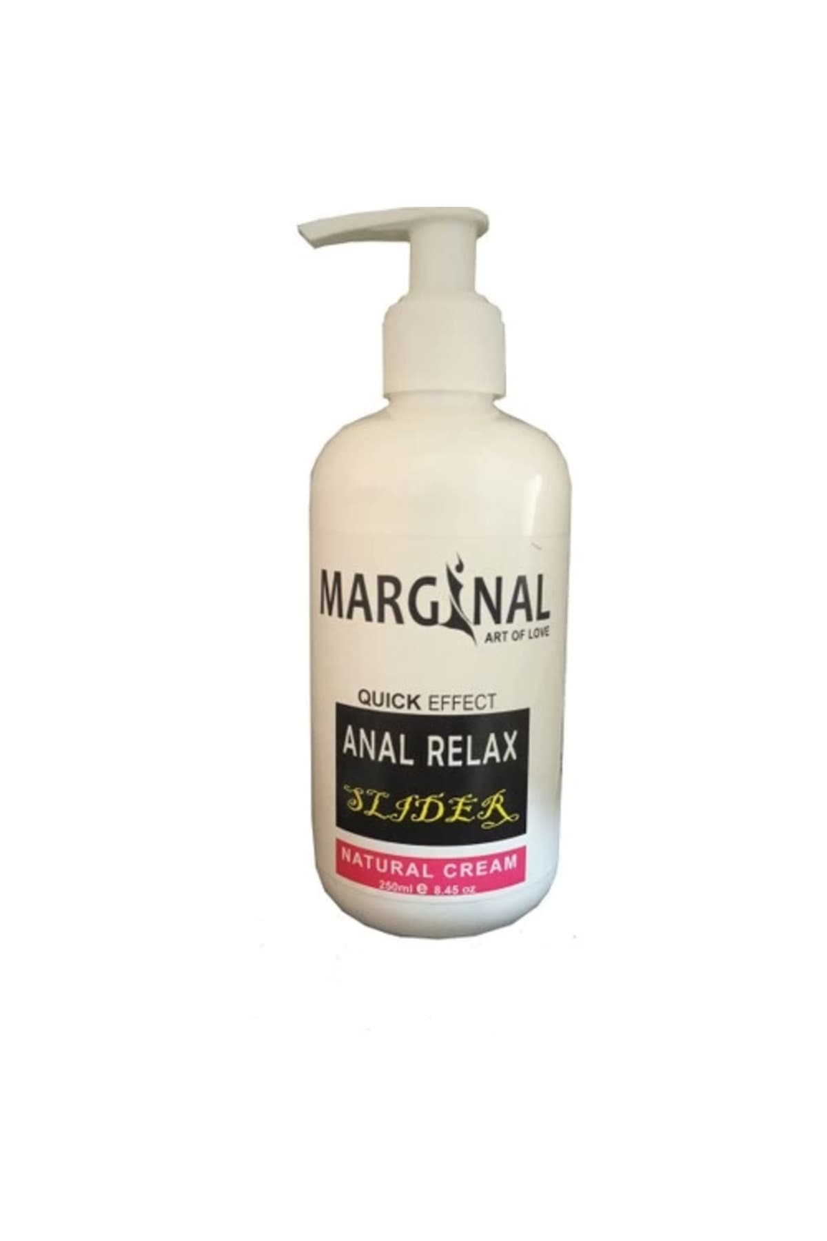 Marginal Relax 250 ml Cream / Marginal 250 ml Büyük Boy Bay An'al Rahatlatıcı Kayganlaştırıcı Krem