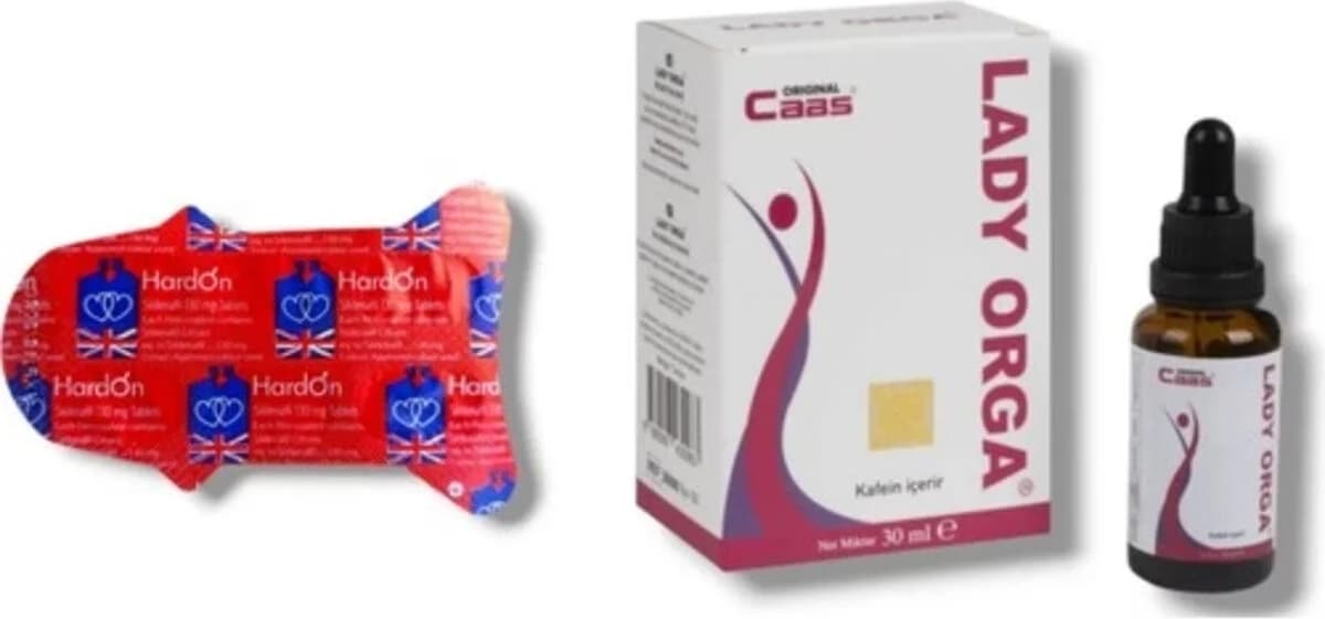 Süper Caas Lady Orga Kadınlara Özel Istek Damla 30 ml + Erkeklere Özel 6lı Hediye