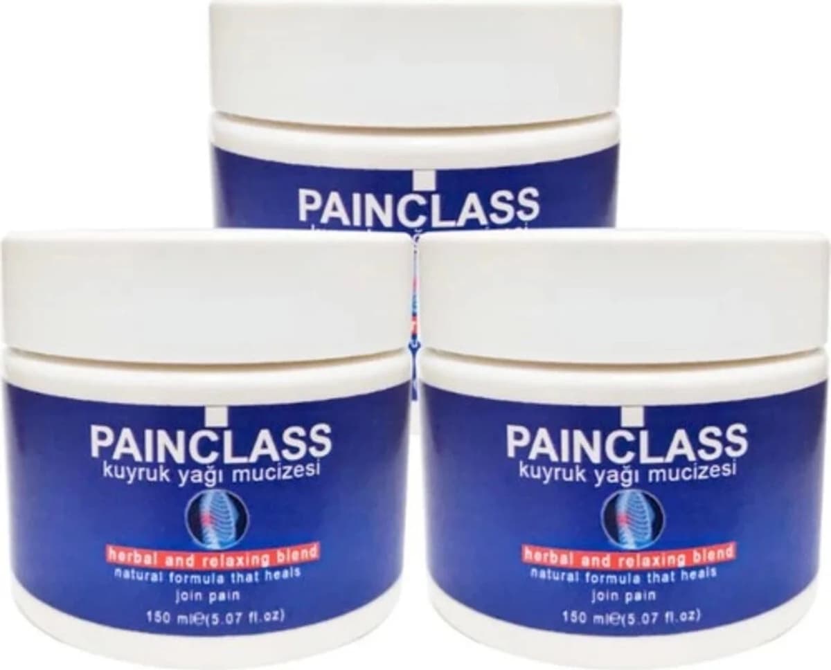Süper Painclass 3ADET 150 ml Büyük Boy Kuyruk Yağı Kremi