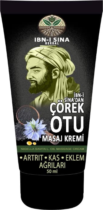 3 Adet Ibn-I Sina Çörek Otu Kremi 50 ml Sırt Bel Kas Diz Iskelet Agrilarina Harici Uygulama Teskin Edici Masaj Kremi
