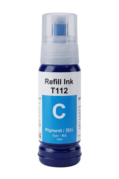 T112C **Kutusuz** Mavi Şişeli Mürekkep (70 ml )