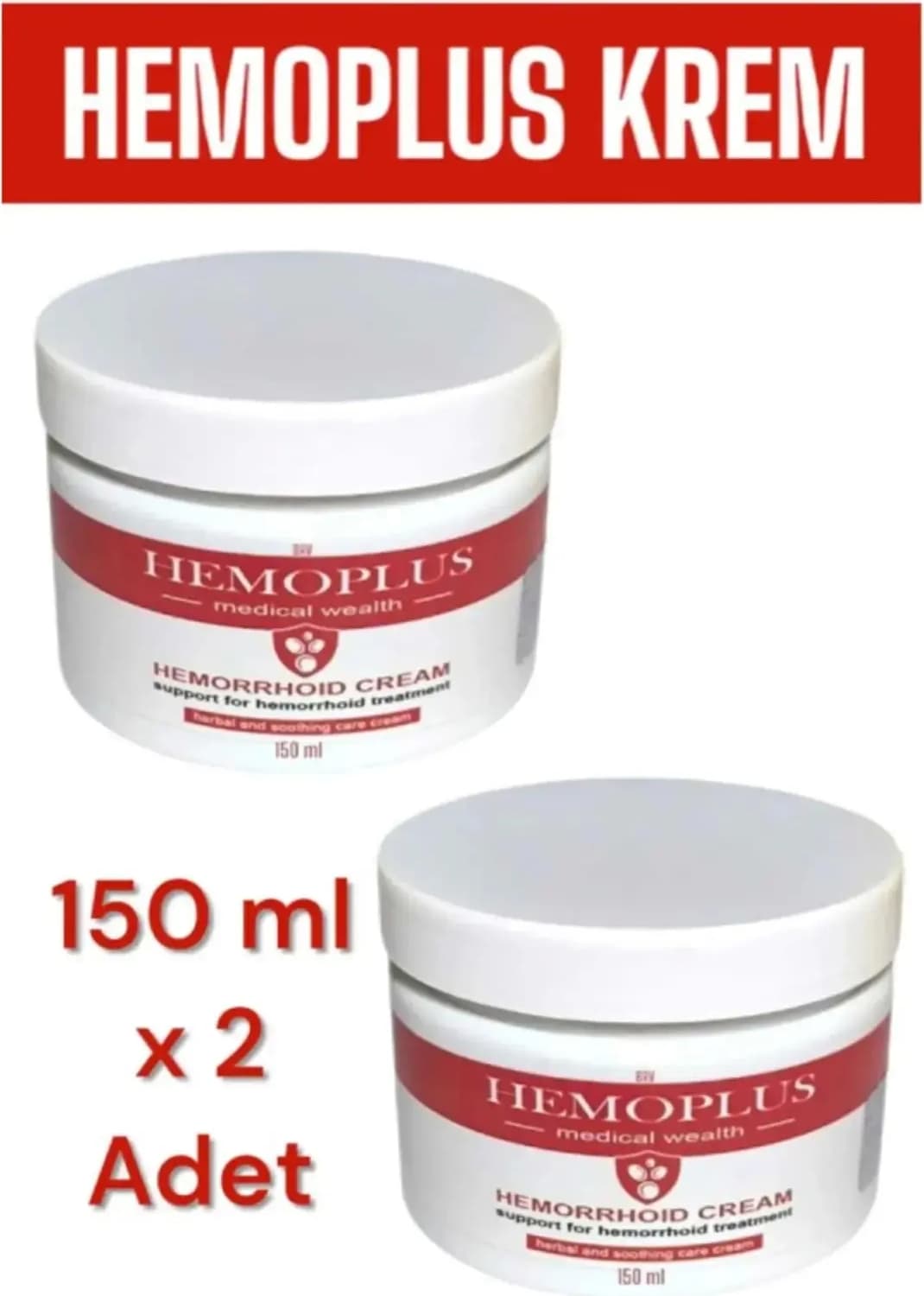 Süper Hemoplus Nız Için Masaj Kremi 150 ml x 2 Adet