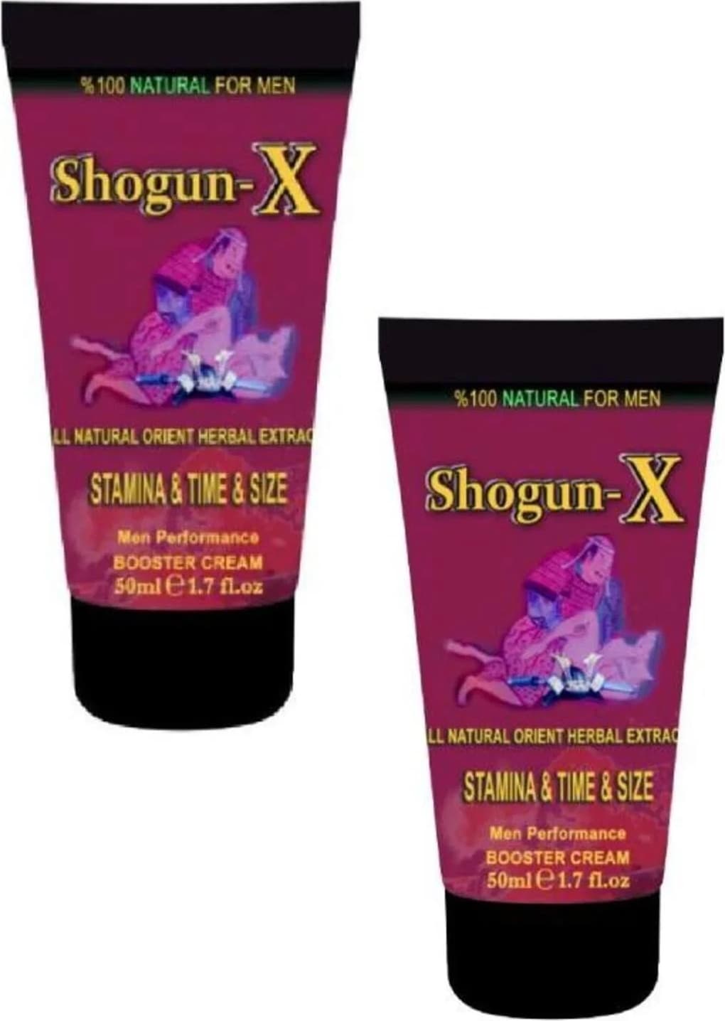 Shogun -X Extra Cream Erkekler Için Kremi 50ML x 2 Adet
