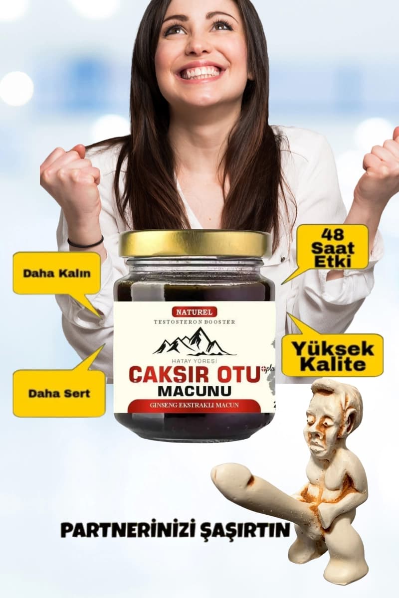 Bitkisel Çakşır Otu Macunu Erkeklere Özel Performans Yükselticili Macun Mucize