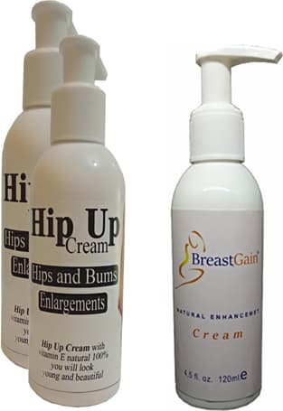 Hintohu Hipup Hip Enlargement Cream Kalça Kaldırma , Vücut Kremi 120 ml 2 Adet+Breastgain Toparrlayıcı GöğüsBakım Kremi