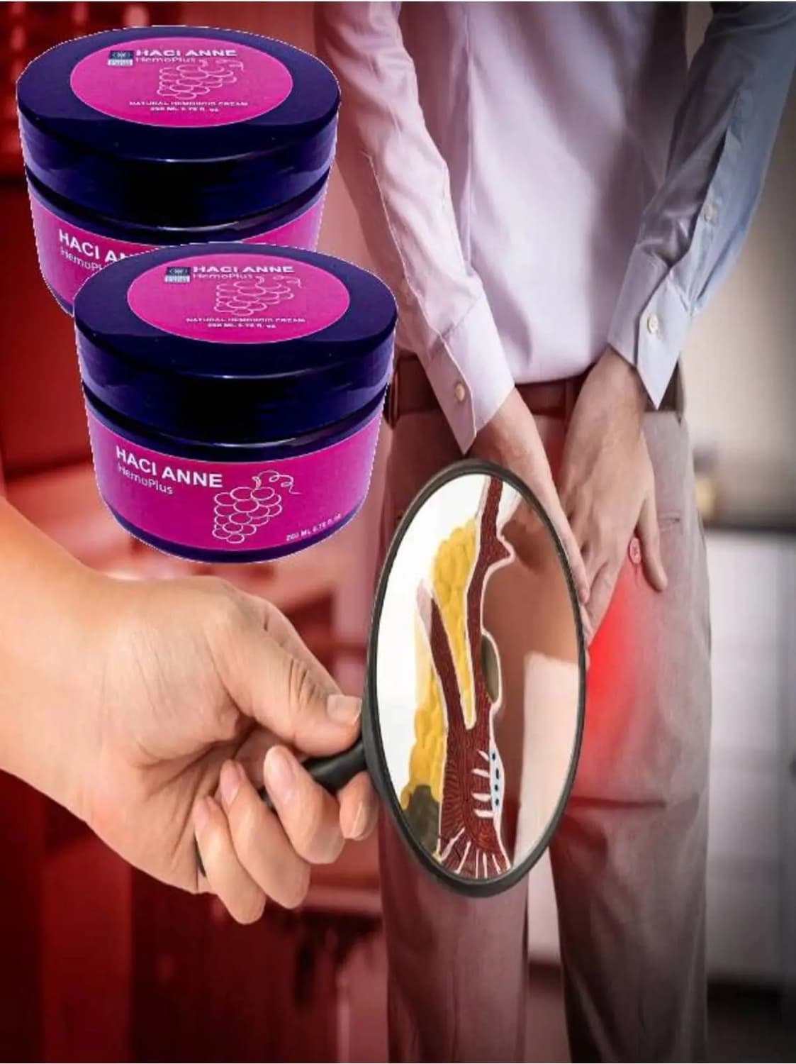 Hacı Anne Hemoplus Doğal Kremi 250 ml x 2 Adet