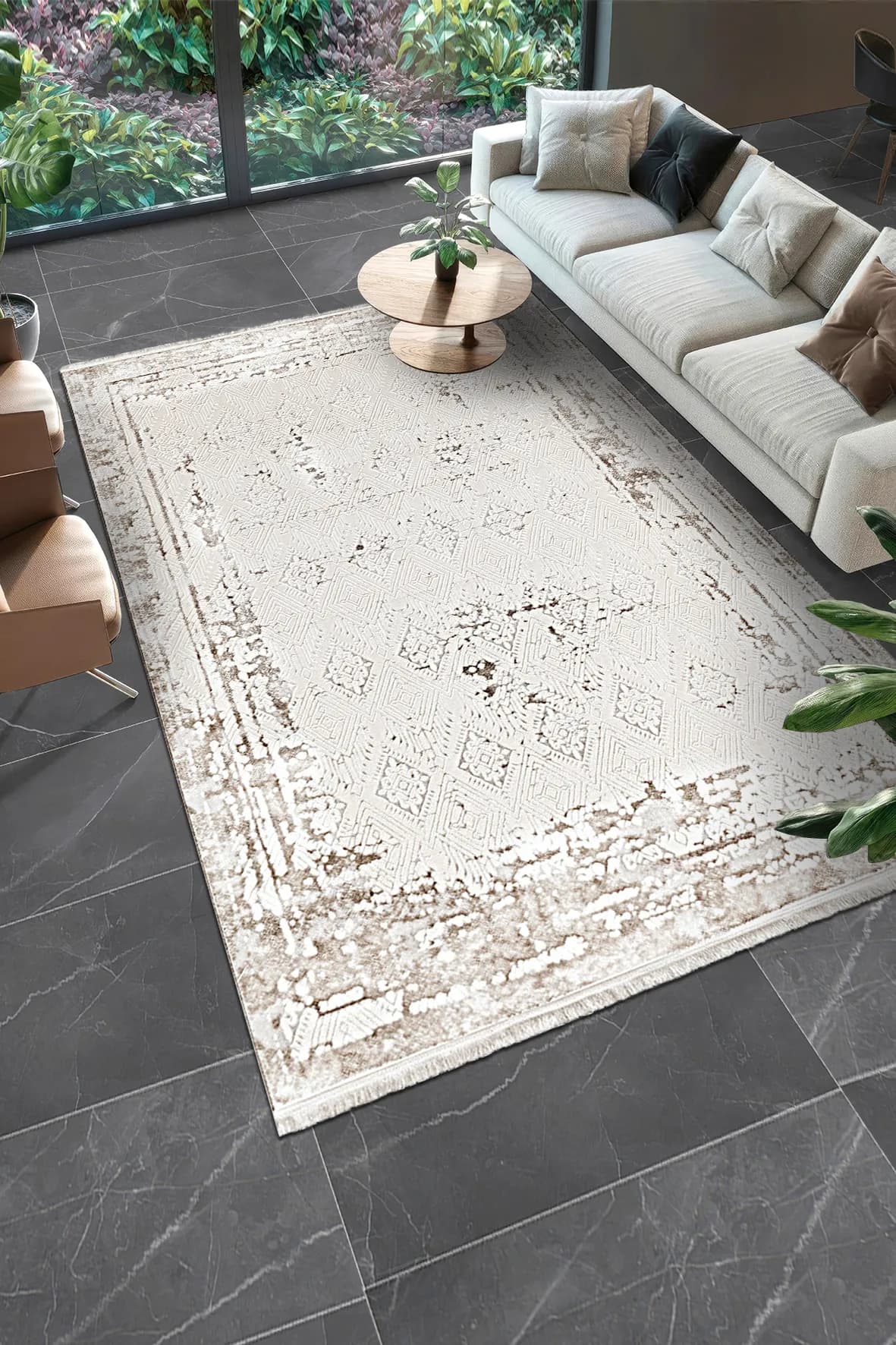 YoudayHomeCollection SAPPHİRE Model Oturma Odası Halısı