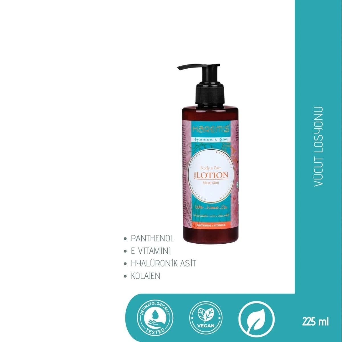 Vücut Losyonu & Masaj Sütü Lotion 225ML