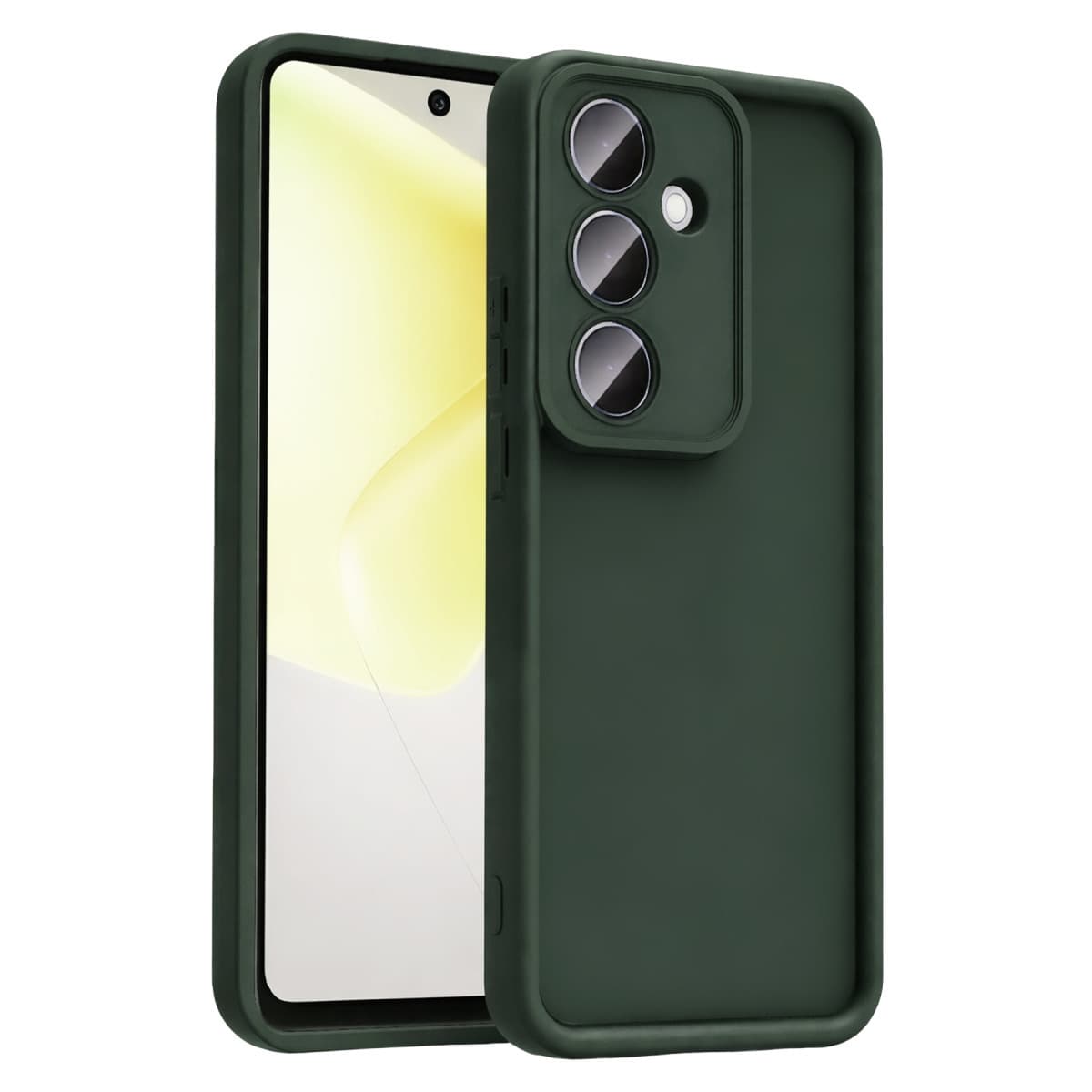 Galaxy A57 5G Viera Silikon - Koyu Yeşil