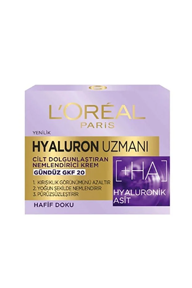 Hyaluron Uzmanı Cilt Dolgunlaştıran Nemlendirici Gündüz Kremi Gkf20 - Hyaluronik Asit