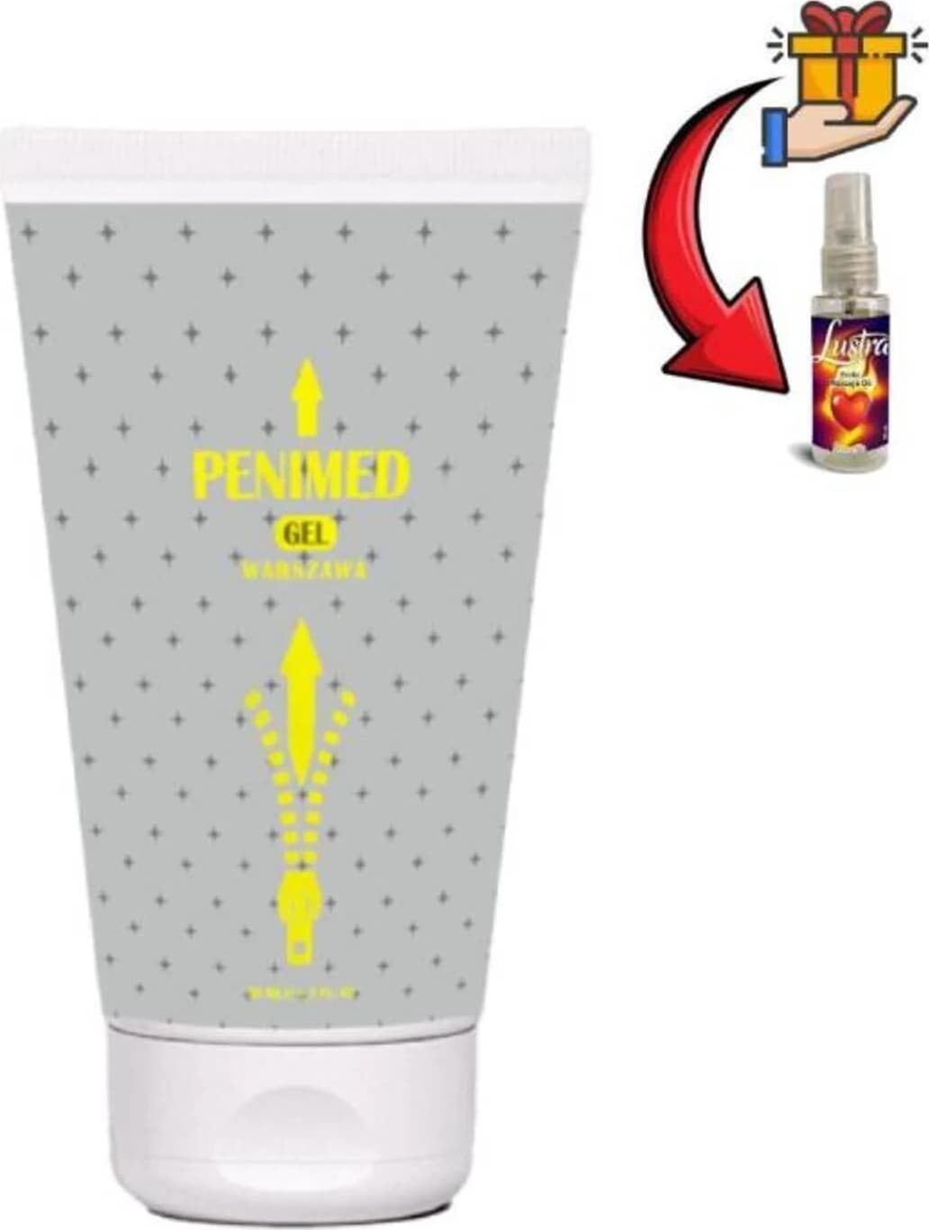 Süper Pe.nis Krem 50 ml x 1 Ad+Lustra Masaj Yağı