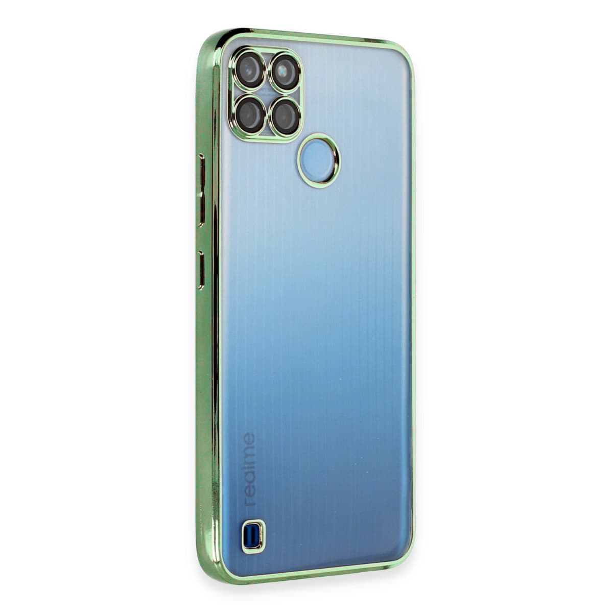 C25Y Kılıf Razer Lensli Silikon - Yeşil