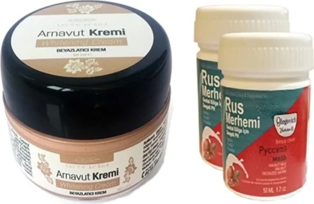 Süper Three Brand Arnavut Kremi1 Adet + Rus Merhemi 50 ml 2 Adet