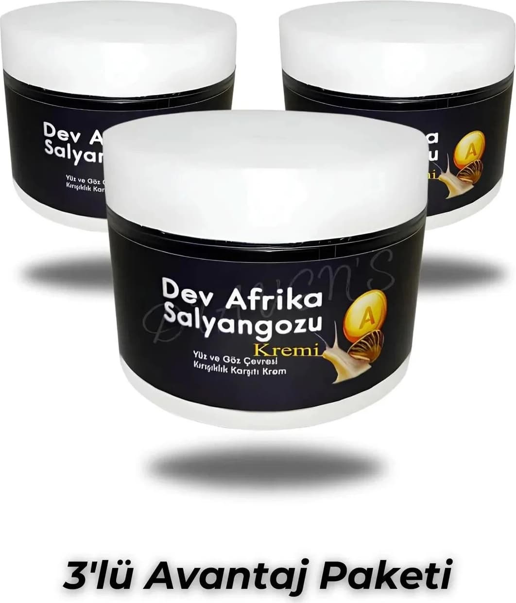 Süperr Markalar Das Dev Arfrika Salyangozu Krem 100 ml x 3 Adet