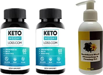 Hintohu Vücut Bakım Gel 150Ml Acı Çehre Tohumu Krem 1 Adet + 2 Adet Keto Weight Loss 60