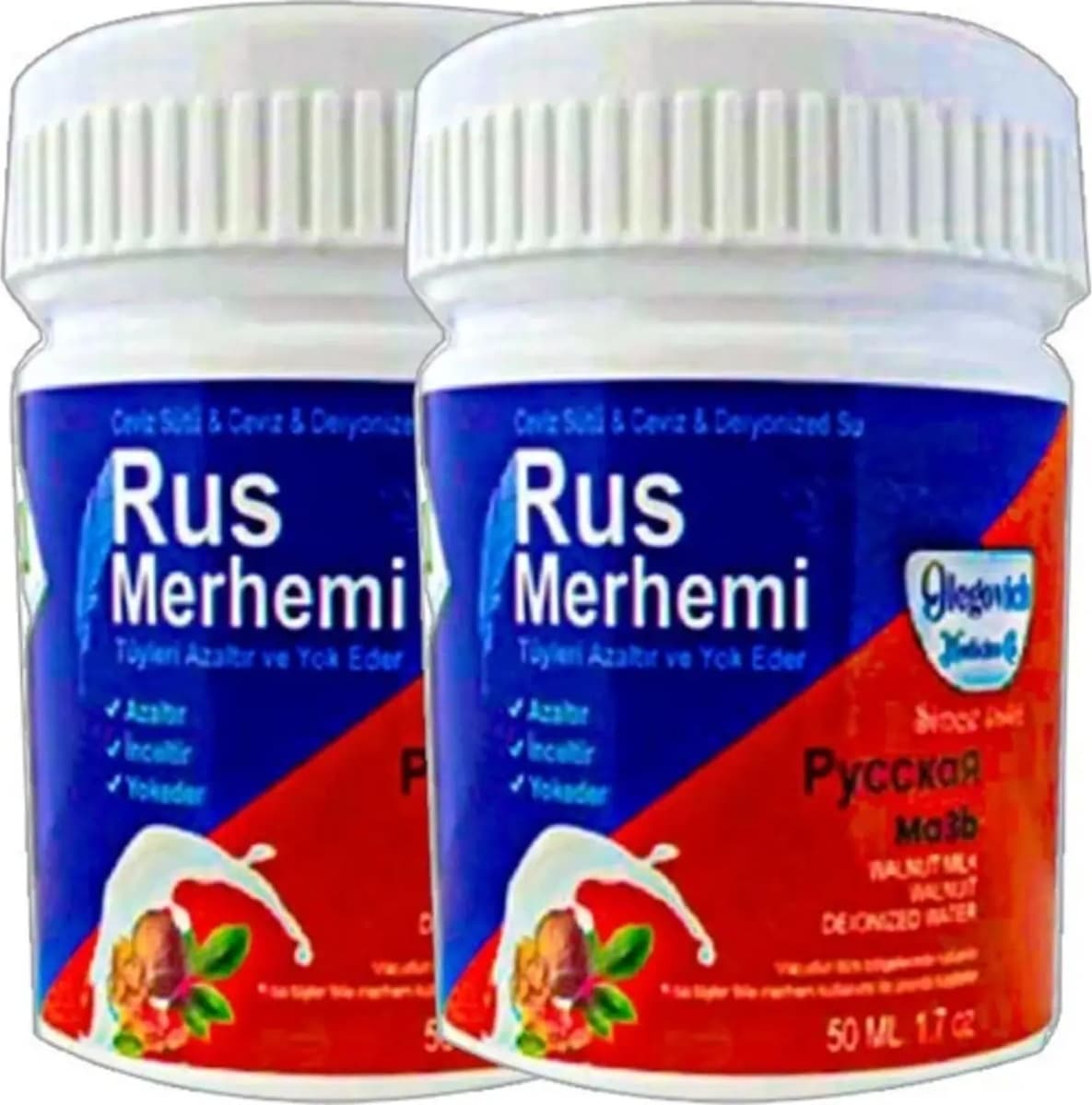 Süper Glegnd Blue 2 Tane 50 ml Russ Merhemi Tüylere Krem