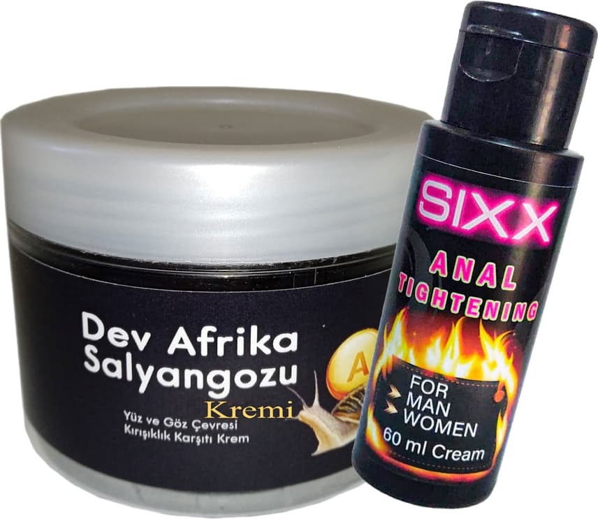 Giant Anti-Aging 100ML Dev Afrikasalyangozu Kremi Ayrıca + Sıxx Analtightening Krem 60 ml