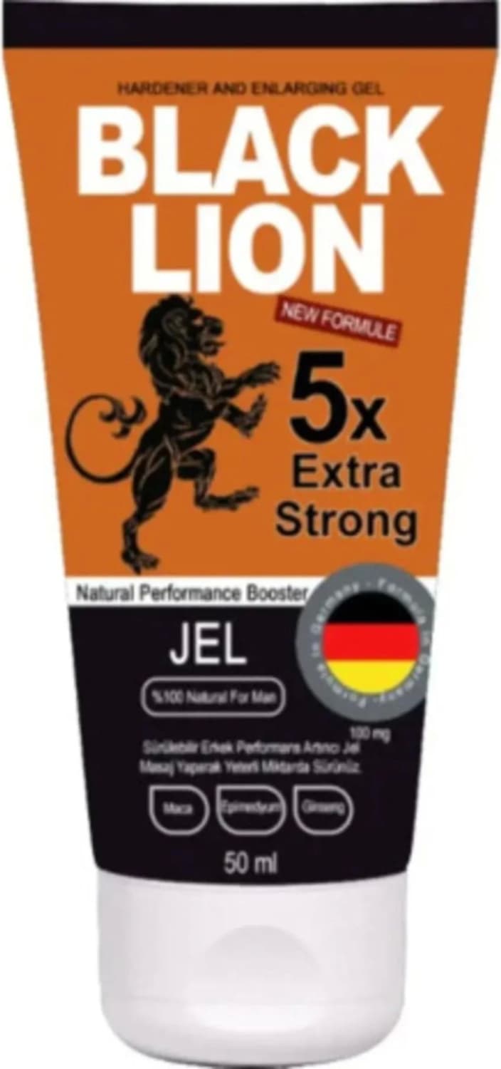 Black Lion Acbox Black Lion Ginsengli Erkeklere Özel Şekillendirici, Katılık Verici, Uzun Deneyi ml i Krem 50 ml