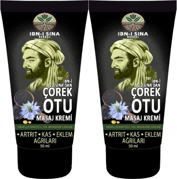 Ibn-I Sina Çörek Otu Kremi 2 Adet 50 ml / Masaj Kremi