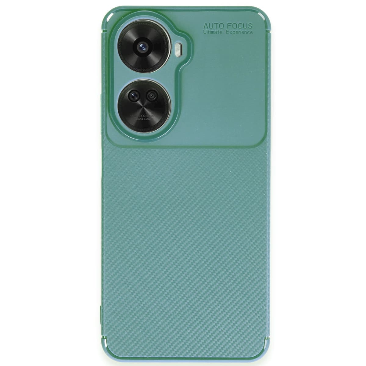 Nova 12 SE Kılıf Auto Focus Karbon Kapak - Koyu Yeşil